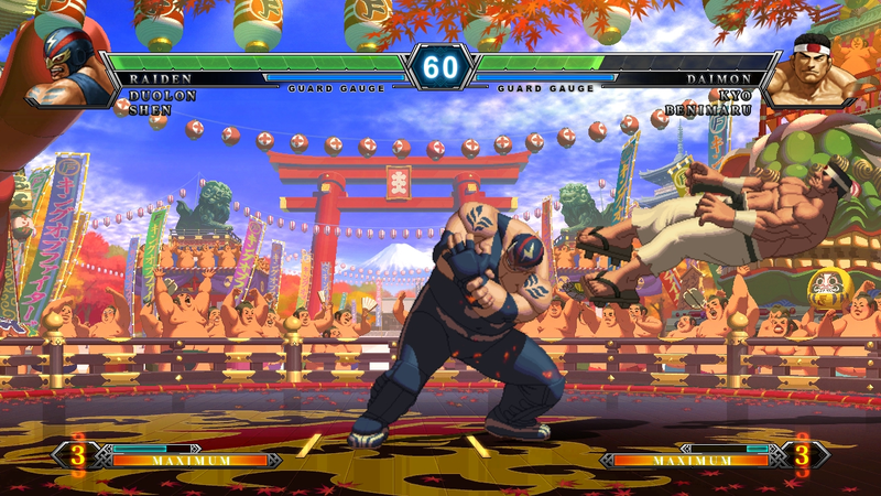 Illustration for article titled The First King of Fighters XIII Screen Shots Bust Out